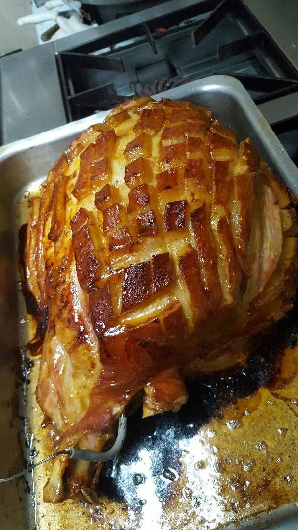 PIERNA DE CERDO EN SALSA DE PIÑA Pierna-de-cerdo-al-horno-con-salsa-de-miel-y-mostaza-Receta-de-Gaby-Durango