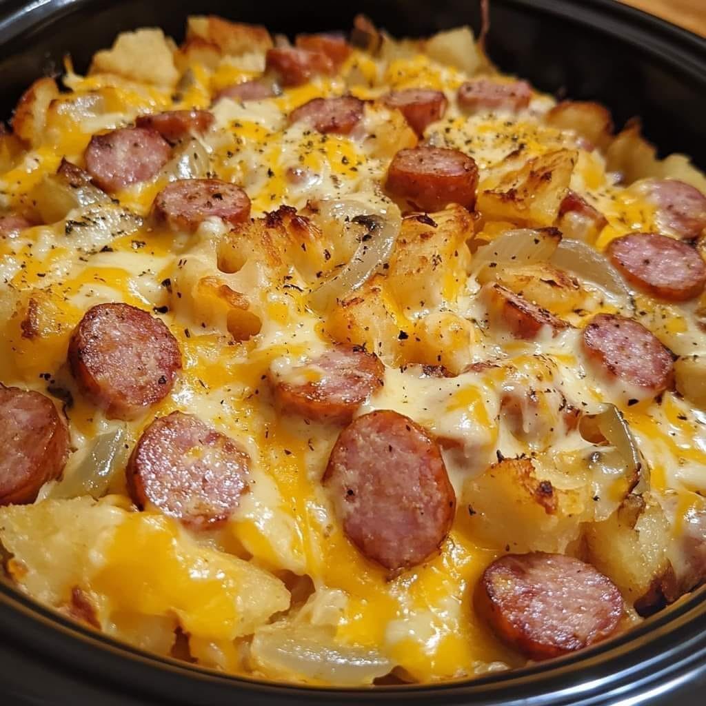 Kielbasa and Hashbrown Skillet 453850709_519055274023050_3942377058610145162_n