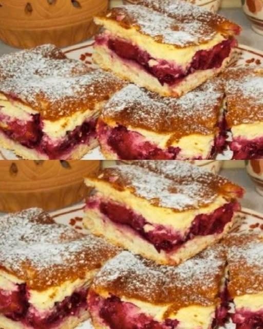 Hungarian Cherry Custard Cake 787122088_122140569327085997_8310915490325740838_n