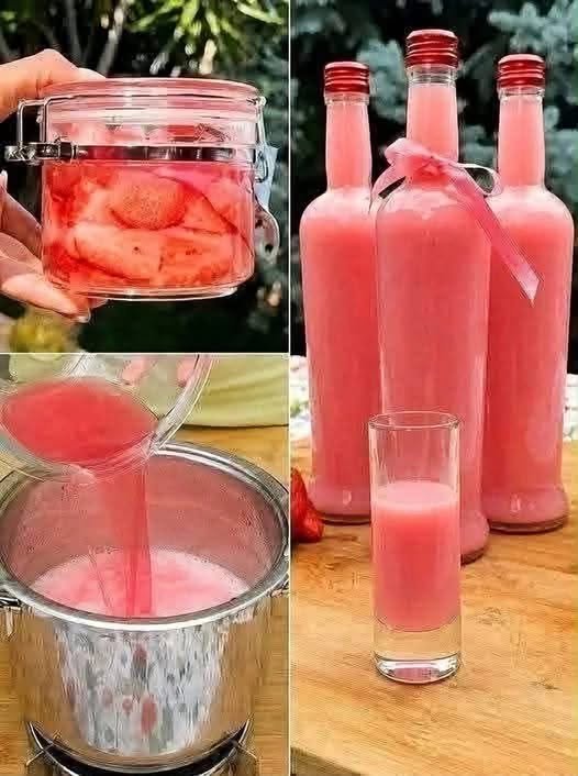 Homemade Strawberry Drink 791355492_1421848019814711_1018397738826675542_n
