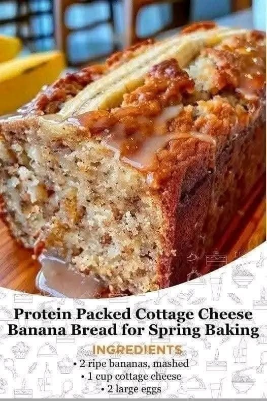 Protein-Packed Cottage Cheese Banana Bread 795557658_1751514766122727_559861331021965324_n