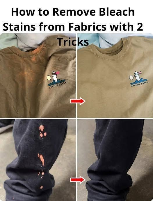 How to Fix Bleach Stains on Clothes with 2 Simple Tricks image