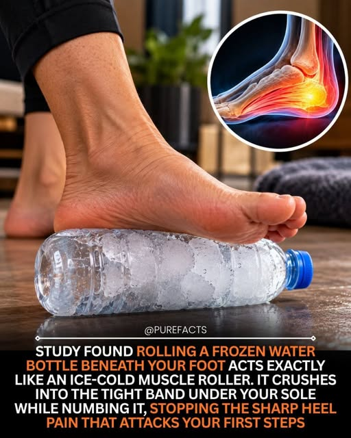 Frozen Water Bottle Foot Massage: A Simple Home Remedy for Heel Pain and Plantar Fasciitis image