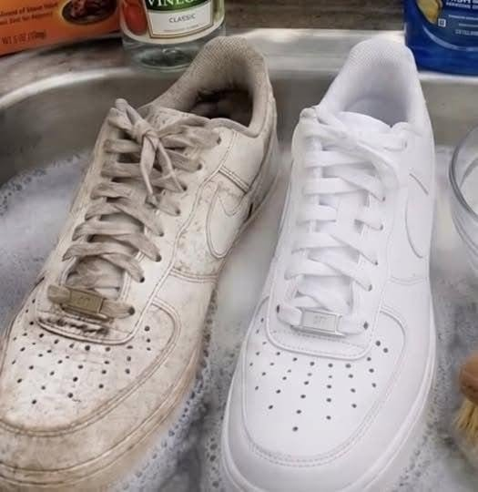 Homemade Shoe Cleaner: A Simple Way to Clean White Sneakers image