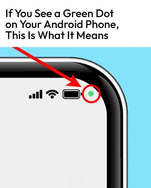 What Does the Green Dot on Your Android Phone Mean? A Simple Privacy Guide image