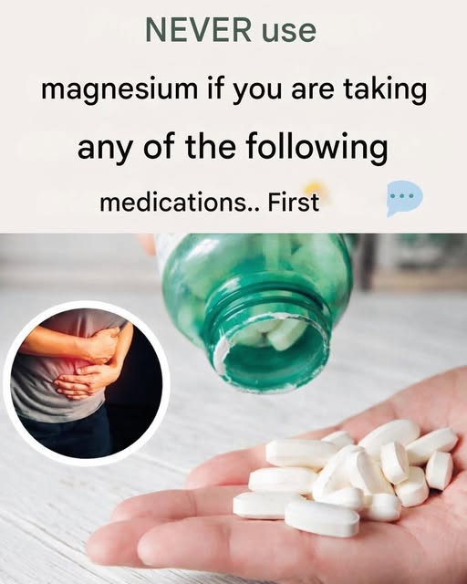 Never Take Magnesium With These Medications Without Checking First image
